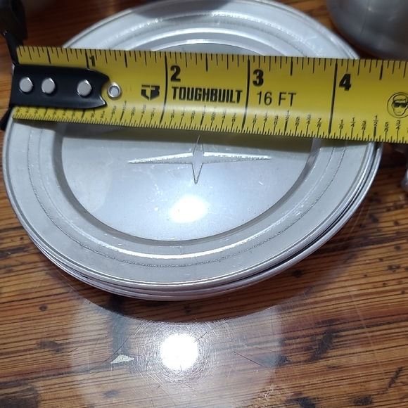 Childs Silver Coffee Set with Black Accents And Tea Pot - Picture 2 of 13